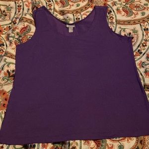 Size 2 purple tank style top by Chico’s!